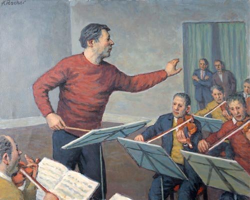 Conducting
the Orchestra